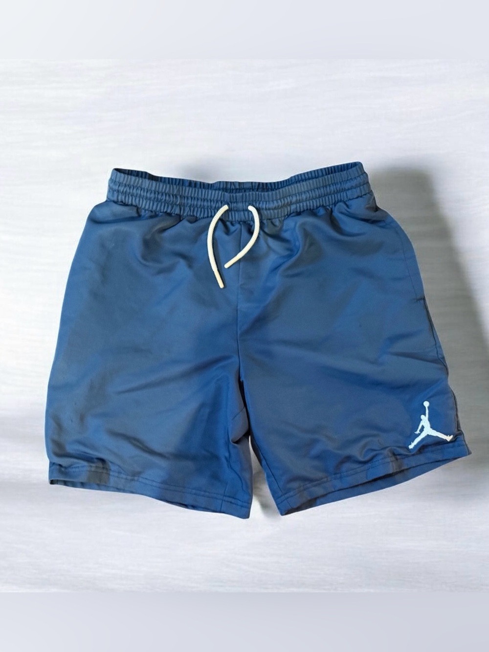 Jordan Boys Like New Blue Swim trunks White Jumpman